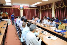 ทน.แม่สอด จัดประชุมการป้องกันและแก้ไขปัญหาอุทกภัย วาตภัย และดินโคลนถล่ม
