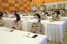 ทน.แม่สอด จัดกิจกรรมโครงการผู้บริหารมอบนโยบายการทำงานตามหลักธรรมาภิบาล