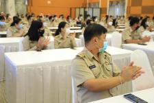 ทน.แม่สอด จัดกิจกรรมโครงการผู้บริหารมอบนโยบายการทำงานตามหลักธรรมาภิบาล