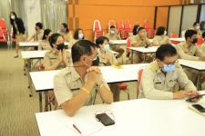 ทน.แม่สอด จัดกิจกรรมโครงการผู้บริหารมอบนโยบายการทำงานตามหลักธรรมาภิบาล