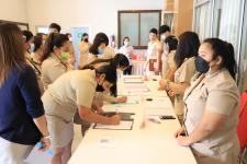 ทน.แม่สอด จัดกิจกรรมโครงการผู้บริหารมอบนโยบายการทำงานตามหลักธรรมาภิบาล