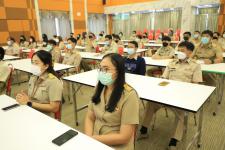 ทน.แม่สอด จัดกิจกรรมโครงการผู้บริหารมอบนโยบายการทำงานตามหลักธรรมาภิบาล