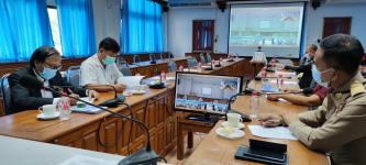 ทน.แม่สอด ร่วมประชุมคณะกรมการจังหวัดตาก หัวหน้าส่วนราชการ และผู้เกี่ยวข้อง ประจำเดือนมิถุนายน 2564 (ครั้งที่ 6/2564)