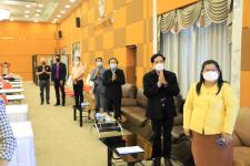 นายกเทศมนตรีแม่สอด ร่วมการประชุมอบรมเชิงปฏิบัติการพัฒนาหลักสูตร กระบวนการจัดการเรียนรู้ การวัดและประเมินผลประจำปี 2564