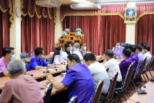 ทน.แม่สอด หารือจัดตั้งโรงพยาบาลสนามและป้องกันน้ำท่วมในเขตเทศบาลนครแม่สอด