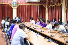 ทน.แม่สอด หารือจัดตั้งโรงพยาบาลสนามและป้องกันน้ำท่วมในเขตเทศบาลนครแม่สอด