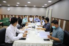 ทน.แม่สอด จัดประชุมการเตรียมความพร้อมจัดตั้งโรงพยาบาลสนาม