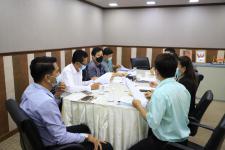 ทน.แม่สอด จัดประชุมการเตรียมความพร้อมจัดตั้งโรงพยาบาลสนาม