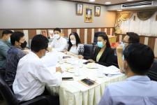 ทน.แม่สอด จัดประชุมการเตรียมความพร้อมจัดตั้งโรงพยาบาลสนาม