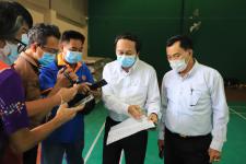 ทน.แม่สอด ลงพื้นที่เตรียมความพร้อมจัดตั้งโรงพยาบาลสนาม