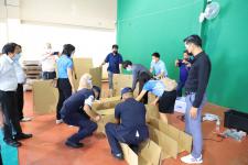 ทน.แม่สอด ลงพื้นที่เตรียมความพร้อมจัดตั้งโรงพยาบาลสนาม