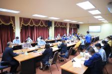 คณะผู้บริหาร สมาชิกสภาเทศบาล ร่วมประชุมซักซ้อมการยื่นบัญชีทรัพย์สินและหนี้สิน