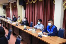 คณะผู้บริหาร สมาชิกสภาเทศบาล ร่วมประชุมซักซ้อมการยื่นบัญชีทรัพย์สินและหนี้สิน