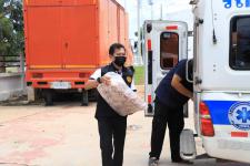 ทน.แม่สอด ตั้งศูนย์รับบริจาคช่วยเหลือผู้ป่วยโรคติดเชื้อไวรัสโคโรนา 2019 (โควิด-19)