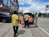 คณะผู้บริหาร ทน.แม่สอด ลงพื้นที่ตรวจเยี่ยมโรงพยาบาลสนามเทศบาลนครแม่สอด