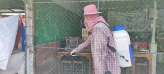 ทน.แม่สอด ลงพื้นที่ล้างตลาดในเขตเทศบาลนครแม่สอด
