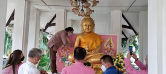 ทน.แม่สอด ถวายเทียนจำนำพรรษาแด่วัดโพธิคุณ.(วัดห้วยเตย)
