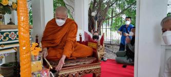 ทน.แม่สอด ถวายเทียนจำนำพรรษาแด่วัดโพธิคุณ.(วัดห้วยเตย)