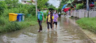 ทน.แม่สอด ลงพื้นที่แก้ไขปัญหาน้ำท่วมในเขตเทศบาลนครแม่สอด