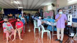 ทน.แม่สอด ร่วมกับ รพ.แม่สอด ลงพื้นที่ฉีดวัคซีนป้องกันการแพร่ระบาดโรคติดเชื้อไวรัสโคโรน่า 2019 (โควิด-19) 