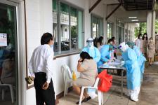 ทน.แม่สอด ตรวจคัดกรองเชิงรุกโรคติดเชื้อไวรัสโคโรนา 2019 (โควิด-19)