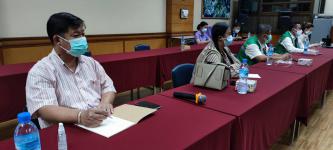 ทน.แม่สอด ร่วมประชุมหารือการแก้ไขปัญหาการแพร่ระบาด โรคติดเชื้อไวรัสโคโรนา 2019 (โควิด-19) ในพื้นที่อำเภอแม่สอด