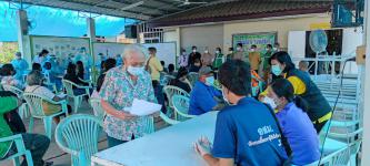 ทน.แม่สอด ร่วมกับ รพ.แม่สอด ลงพื้นที่ฉีดวัคซีนป้องกันการแพร่ระบาดโรคติดเชื้อไวรัสโคโรนา 2019 (โควิด-19) 