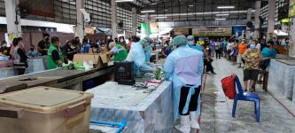 ทน.แม่สอด ตรวจคัดกรองเชิงรุกโรคติดเชื้อไวรัสโคโรนา 2019 (โควิด-19) ประชาชนในเขตเทศบาลนครแม่สอด