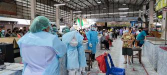 ทน.แม่สอด ตรวจคัดกรองเชิงรุกโรคติดเชื้อไวรัสโคโรนา 2019 (โควิด-19) ประชาชนในเขตเทศบาลนครแม่สอด