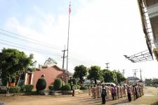 ทน.แม่สอด จัดกิจกรรมเคารพธงชาติ เนื่องในวันพระราชทานธงชาติไทย