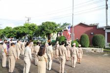 ทน.แม่สอด จัดกิจกรรมเคารพธงชาติ เนื่องในวันพระราชทานธงชาติไทย