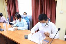 ทน.แม่สอด ประชุมคณะผู้บริหาร หัวหน้าส่วนราชการ และผู้เกี่ยวข้อง ครั้งที่ 1/2564