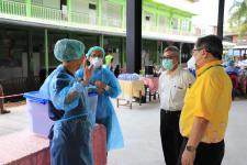 ทน.แม่สอด ร่วมกับ รพ.แม่สอด ร่วมให้บริการฉีดวัคซีนเคลื่อนที่ให้แก่ชาวต่างชาติในเขตเทศบาลนครแม่สอด 