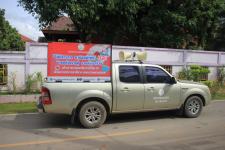 เทศบาลนครแม่สอด ดำเนินการประชาสัมพันธ์เชิงรุก ป้องกันการแพร่ระบาดโรคติดเชื้อโควิด – 19