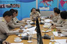 เทศบาลนครแม่สอดจัดการประชุมคณะผู้บริหารสมาชิกสภาเทศบาล  หัวหน้าส่วนราชการเทศบาลนครแม่สอด