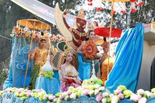 เทศบาลนครแม่สอด จัดขบวนแห่สงกรานต์ ประจำปี 2562 เพื่อสืบสานประเพณีและวัฒนธรรมอันดีงามของไทย