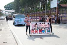 เทศบาลนครแม่สอด จัดขบวนแห่สงกรานต์ ประจำปี 2562 เพื่อสืบสานประเพณีและวัฒนธรรมอันดีงามของไทย