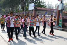 เทศบาลนครแม่สอด จัดขบวนแห่สงกรานต์ ประจำปี 2562 เพื่อสืบสานประเพณีและวัฒนธรรมอันดีงามของไทย