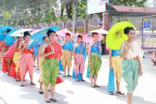 เทศบาลนครแม่สอด จัดขบวนแห่สงกรานต์ ประจำปี 2562 เพื่อสืบสานประเพณีและวัฒนธรรมอันดีงามของไทย