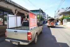 เทศบาลนครแม่สอด ดำเนินการประชาสัมพันธ์เชิงรุก ป้องกันการแพร่ระบาดโรคติดเชื้อโควิด – 19