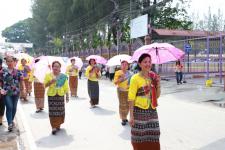 เทศบาลนครแม่สอด จัดขบวนแห่สงกรานต์ ประจำปี 2562 เพื่อสืบสานประเพณีและวัฒนธรรมอันดีงามของไทย