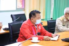 ทน.แม่สอด จัดประชุมหารือการก่อสร้างตามโครงการปรับปรุงศาลาสุสานวัดดอนแก้ว