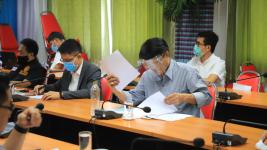 เทศบาลนครแม่สอด จัดประชุมคณะผู้บริหาร หัวหน้าส่วนราชการ และผู้ที่เกี่ยวข้องเทศบาลนครแม่สอด ครั้งที่ 5/2563