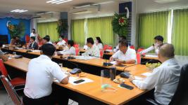 เทศบาลนครแม่สอด จัดประชุมคณะผู้บริหาร หัวหน้าส่วนราชการ และผู้ที่เกี่ยวข้องเทศบาลนครแม่สอด ครั้งที่ 5/2563