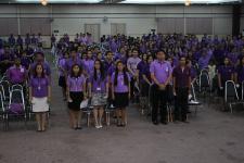 พิธีถวายสักการะจุดเทียนชัยถวายพระพรชัยมงคล ถวายราชสดุดีเฉลิมพระเกียรติฯและเปิดดำเนินการห้องสมุด “สยามบรมราชกุมารี”