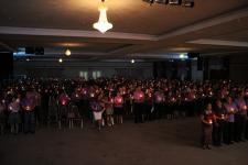 พิธีถวายสักการะจุดเทียนชัยถวายพระพรชัยมงคล ถวายราชสดุดีเฉลิมพระเกียรติฯและเปิดดำเนินการห้องสมุด “สยามบรมราชกุมารี”