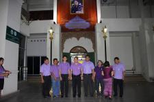 พิธีถวายสักการะจุดเทียนชัยถวายพระพรชัยมงคล ถวายราชสดุดีเฉลิมพระเกียรติฯและเปิดดำเนินการห้องสมุด “สยามบรมราชกุมารี”