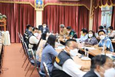 ทน.แม่สอด จัดประชุมหัวหน้าส่วนราชการ ครั้งที่ 2/2565 ประจำเดือน กุมภาพันธ์ 2565