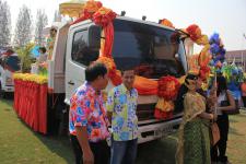 เทศบาลนครแม่สอด จัดขบวนแห่สงกรานต์ ประจำปี 2561 เพื่อสืบสานประเพณีและวัฒนธรรมอันดีงามของไทย 16 เมษายน 2561