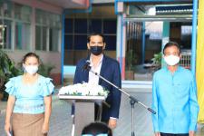 ทน.แม่สอด ร่วมมอบทุนการศึกษาปัจจัยพื้นฐานนักเรียนยากจน โรงเรียนเทศบาลวัดชุมพลคีรี